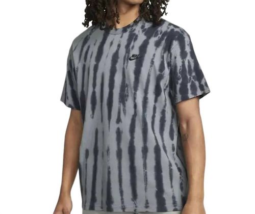 Men's Essentials Tie-Dye T-Shirt In Grey Navy