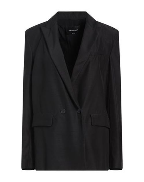 Woman Blazer Black Size 4 Virgin Wool, Silk