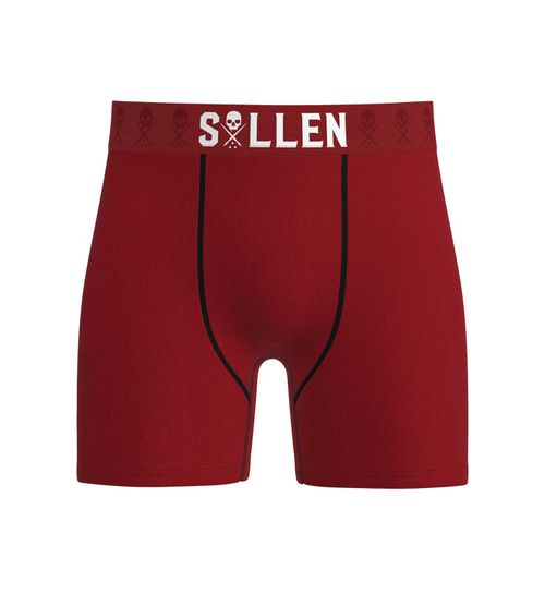 Solid Luxe Boxers - Dark Red, DARK RED