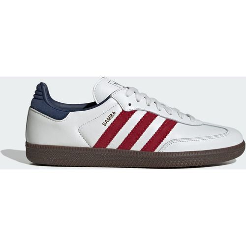 ADIDAS Originals Mens Samba OG Shoes - White/Multicolour Leather