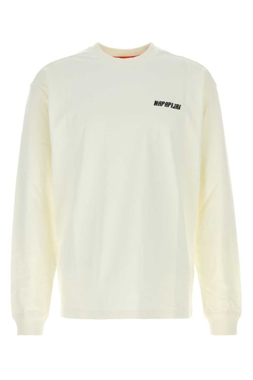 Logo-Embroidered Cotton T-Shirt — White