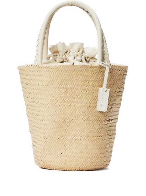 Straw tote bag - Neutrals