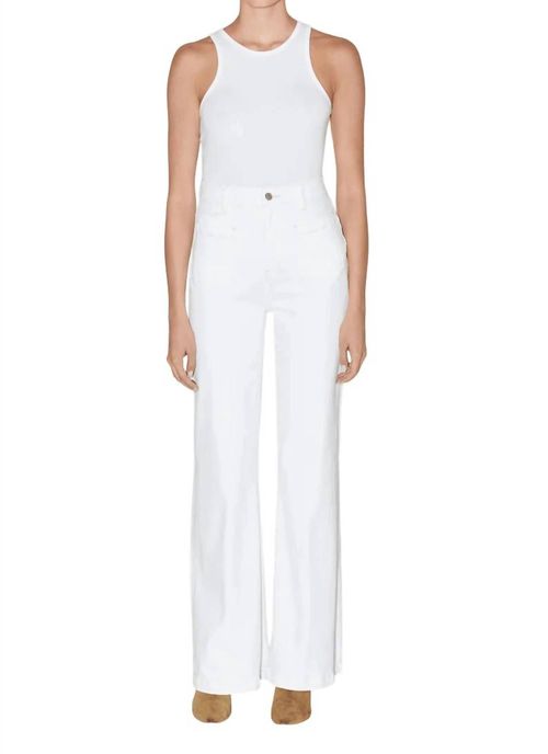 Virginia Wide Leg Jean In White