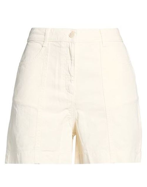 Woman Shorts & Bermuda Shorts Cream Size 1 Lyocell, Cotton