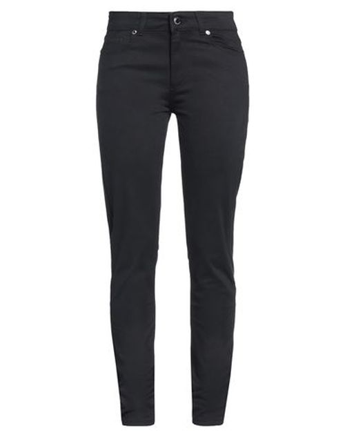 Denim Woman Pants Black Size 27 Cotton, Elastane