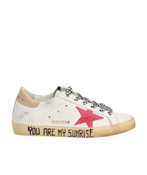 Super-Star with lobster suede star and sand leather heel tab