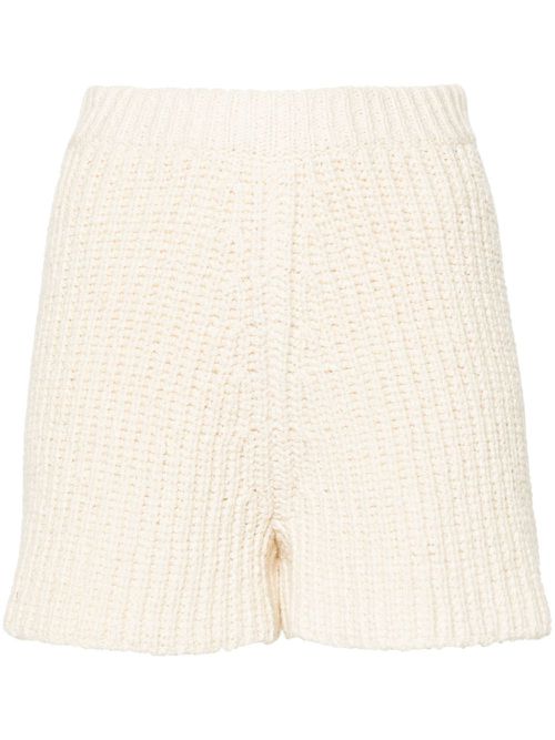 Lush Nature knitted shorts - Neutrals