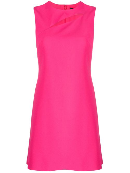 Slashed sleeveless minidress - Pink