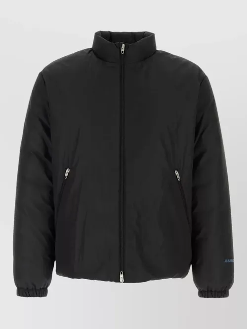 Jil Sander - polyester down jacket elastic cuffs high collar