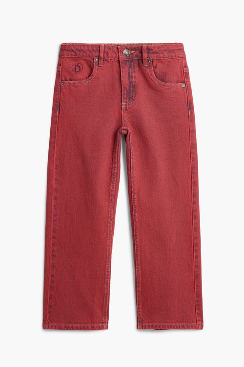 Washed-effect jean
