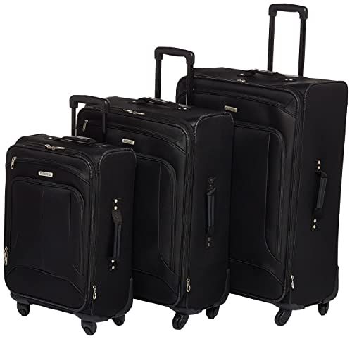 American Tourister Pop Max Softside Luggage with Spinner Wheels
