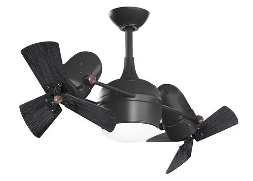 Dagny 3-Speed " Ceiling Fan w/ Integrated Light Kit in Matte Black with Matte Black blade