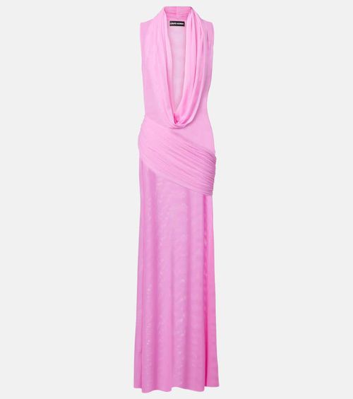 Semi-sheer gown