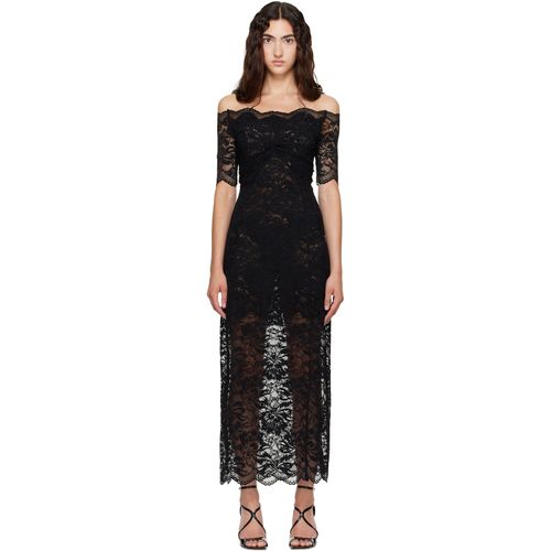 Purple Layered Lace Midi Dress