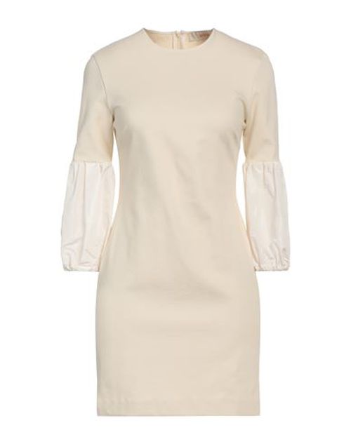 Jucca Woman Mini dress Ivory Size 4 Viscose, Polyamide, Elastane