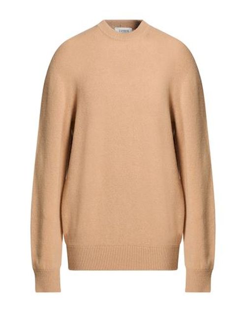 Man Sweater Camel Size 44 Merino Wool, Cashmere