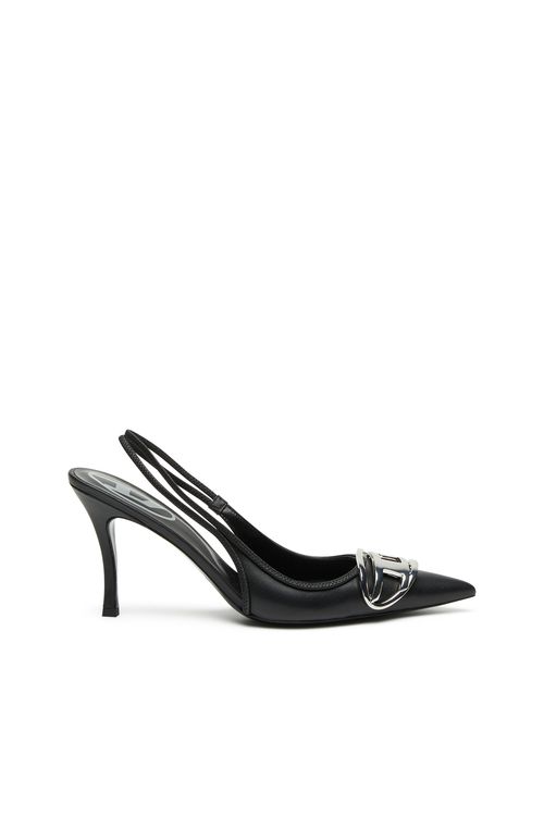 D-Venus-Slingback pumps in nappa leather - Décolleté - Woman - Black