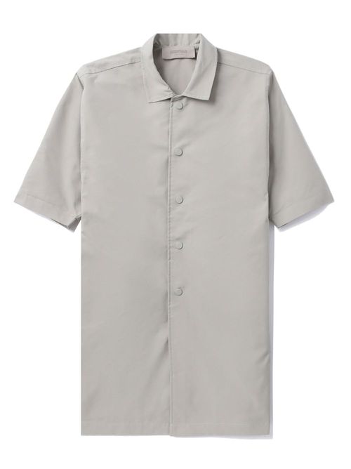 Tonal logo-detail shirt - Grey