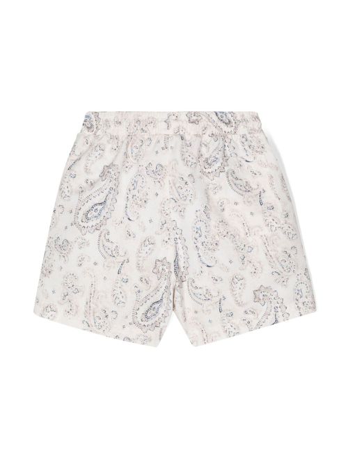 Paisley-print swim shorts - Neutrals