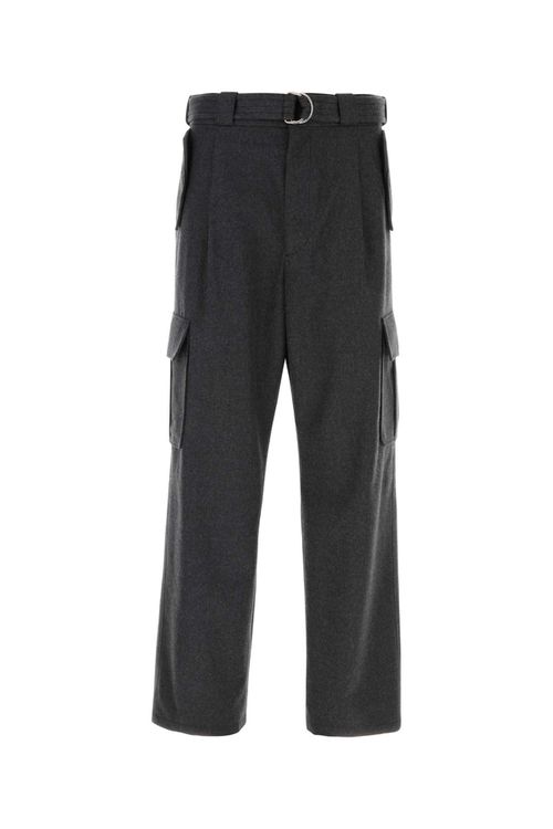 Graphite Wool Cargo Pant