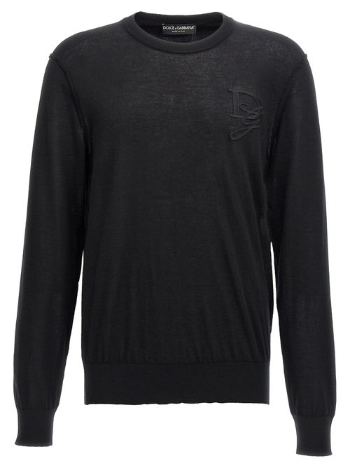 Logo Embroidery Sweater Sweater, Cardigans