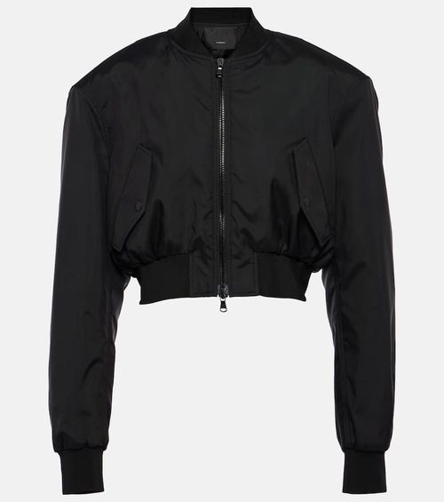 Wardrobe. NYC Cropped bomber jacket