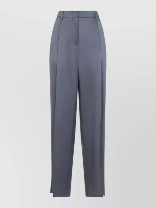 Giorgio Armani - pleated front trousers belt loops side pocket