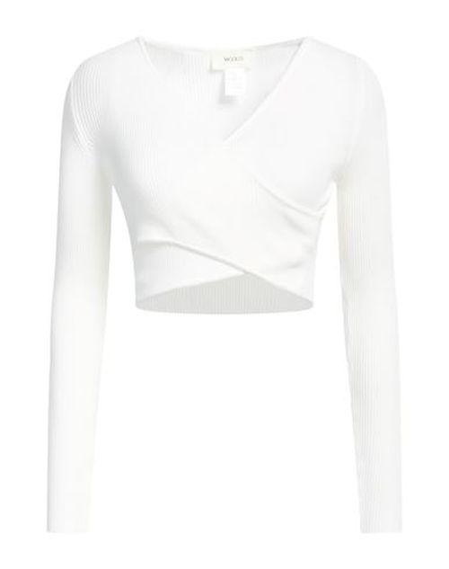 Woman Sweater White Size ONESIZE Viscose, Polyester