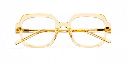 Kaleos Margot C4 Men's Eyeglasses Yellow Size 52 - Blue Light Block Available