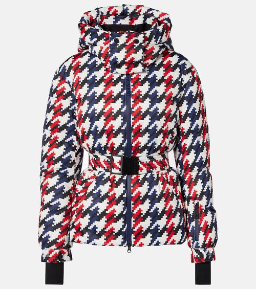 Candice houndstooth down ski jacket