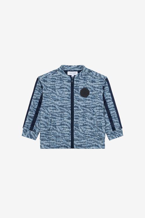 Monogram Rc Print Zip-up Sweatshirt - Male Boys (4