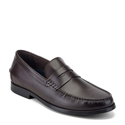 Men's Willcox Penny Loafers (Dark Brown Leather)
