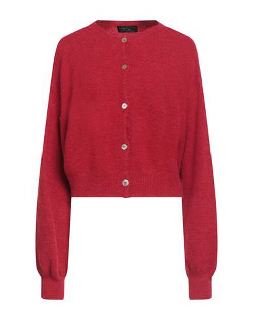 Woman Cardigan Red Size ONESIZE Polyamide, Acrylic, Wool, Elastane