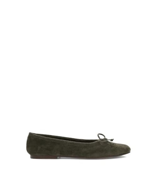Frye Emma Ballet Women's Flat-Shoes - Classic Leather Slip-On Design
