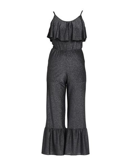 Woman Jumpsuit Black Size L Polyester, Polyamide, Rubber