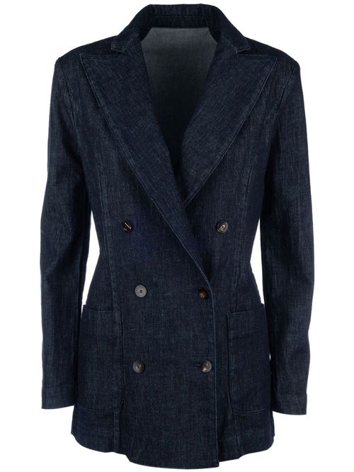 Double breasted jacket set - Blue