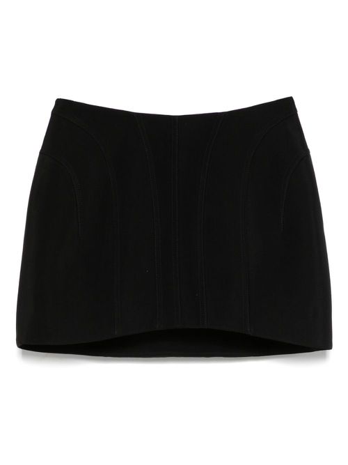 Mugler tailored mini skirt - Black