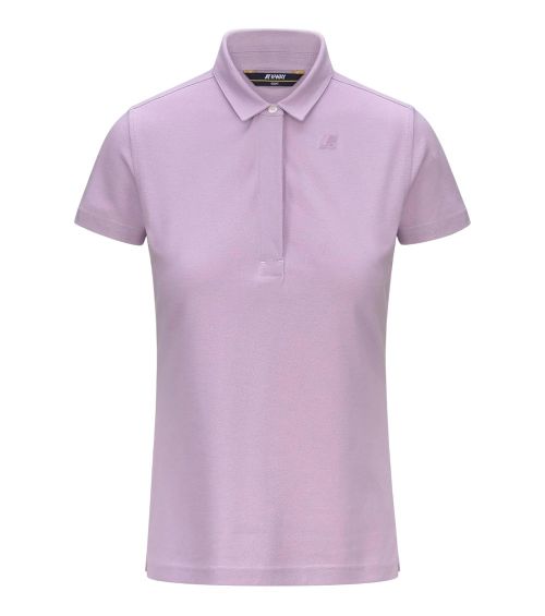 Purple Solid Shirt Collar Polo