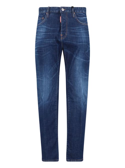 Button-fastening Jeans