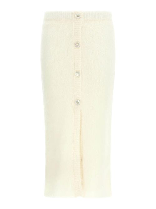 Carded Mohair Skirt