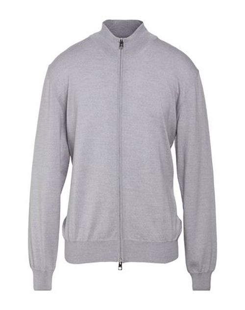 Man Cardigan Light grey Size 42 Merino Wool