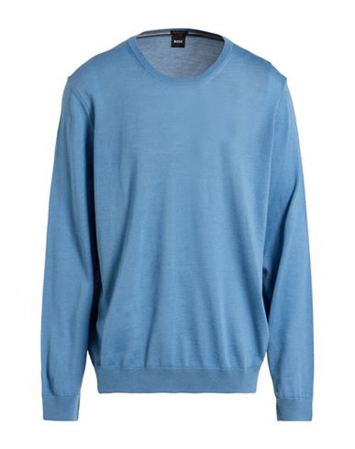 Man Sweater Light blue Size 3XL Virgin Wool