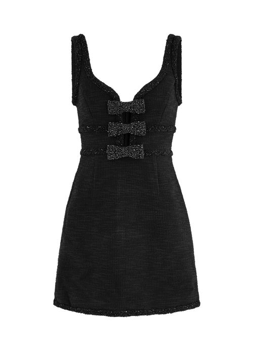 Margo Embellished Tweed Mini Dress