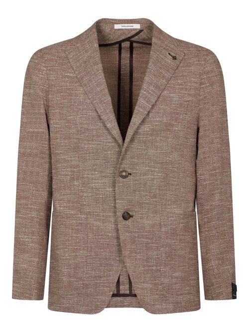 Single-breasted blazer - Brown