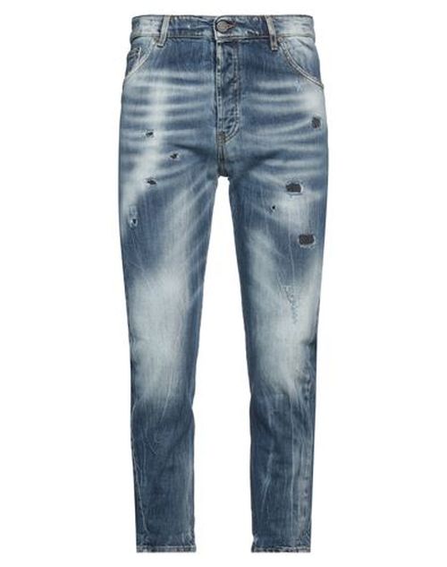 Patriòt Man Jeans Blue Size 32 Cotton, Elastane