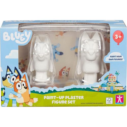 Bluey And Bingo Paint Up Plaster Figure Set