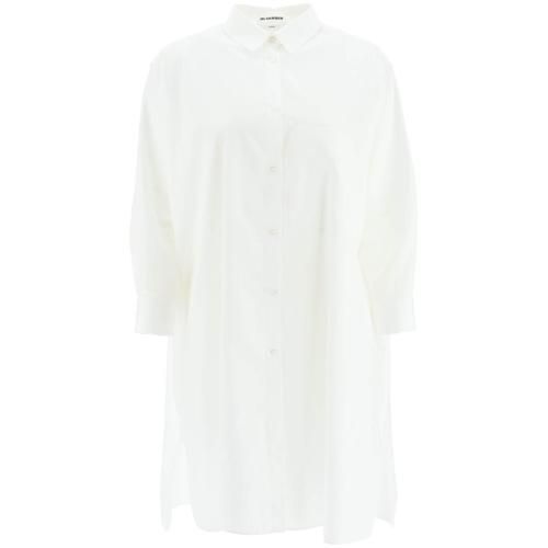 A-line shirt dress - 100 - OPTIC WHITE