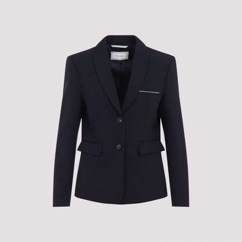 Women's Polyester-Viscose Stretch Blazer Jacket