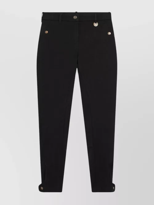 Burberry - slim cotton stretch jodhpur trouser