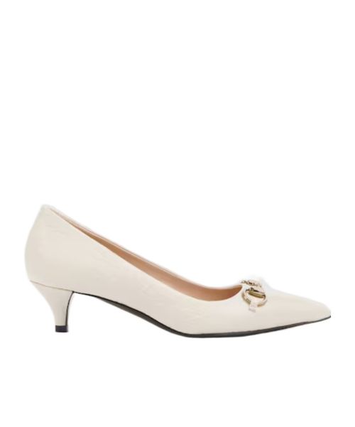 Horsebit Detailed Pointed-Toe Pumps